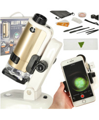 Scientific educational school microscope for children