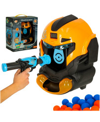 Target shooting robot head...