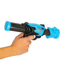 Target shooting robot head arcade game set gun + balls