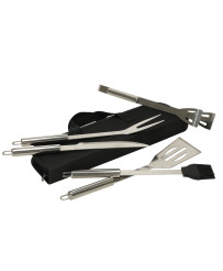 Accessories barbecue cutlery set in a case