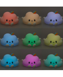 RGB silicone cloud night light