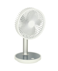 Standing fan on a leg white