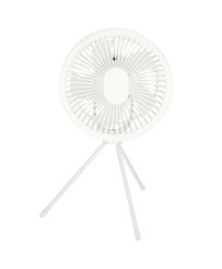 Mini standing desk fan white