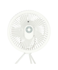 Mini standing desk fan white