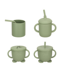 Silicone cookware for kids crab 19 el green