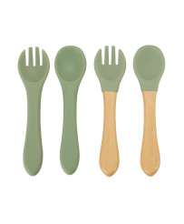 Silicone cookware for kids crab 19 el green
