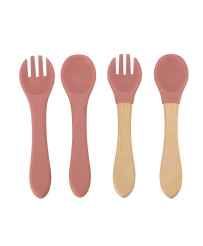 Silicone dishes for kids crab 19 el dark pink