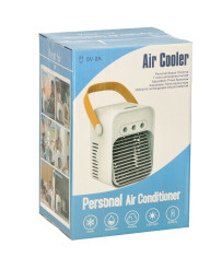 Air conditioner fan humidifier silver