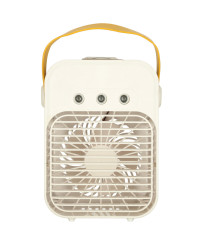 Air conditioner fan humidifier silver