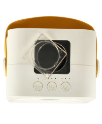 Air conditioner fan humidifier silver