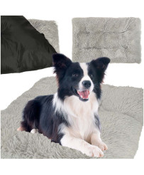 Dog bed mat XXL grey 110x75cm