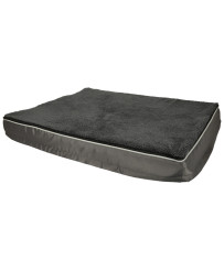 Orthopedic grey dog bed 90x70x10cm