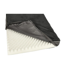 Orthopedic grey dog bed 90x70x10cm