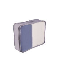 Suitcase organizers travel set 7 pieces clothes storage accessories waterproof bags toiletry bag shoe bag gray