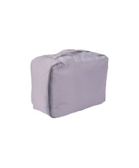 Suitcase organizers travel set 7 pieces clothes storage accessories waterproof bags toiletry bag shoe bag gray