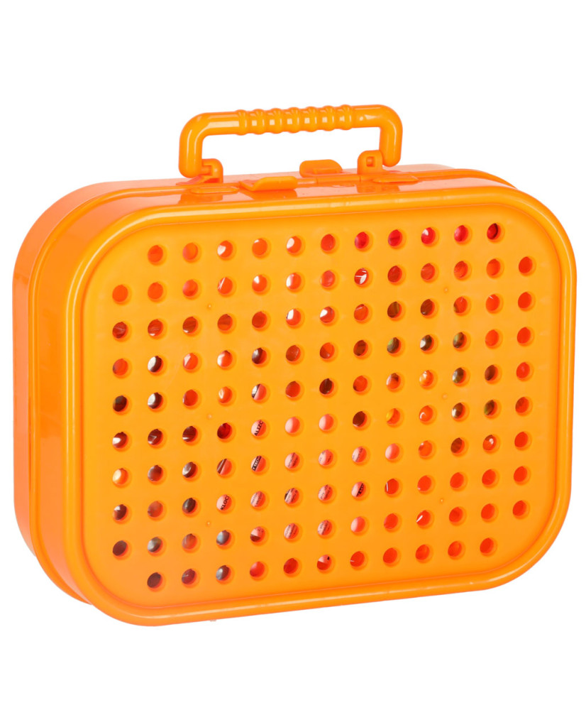 Construction blocks in a suitcase + space screwdriver