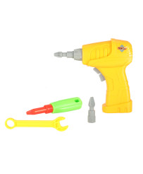 Construction blocks in a suitcase + space screwdriver