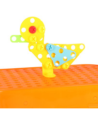 Construction blocks in a suitcase + space screwdriver