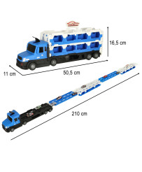 Car trailer transporter folding XXL blue