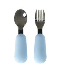 Silicone dishes for children teddy bear bright blue 4el