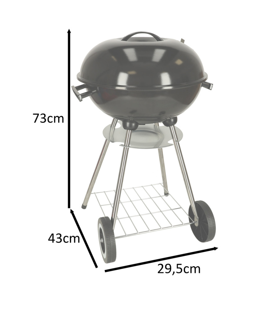 Portable charcoal grill with ventilation GM6000