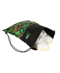 Pixel Cubes children's shoe bag