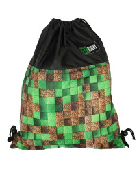 Pixel Cubes children's shoe bag