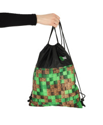 Pixel Cubes children's shoe bag