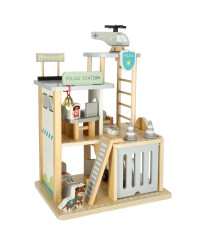 Wooden police station +...