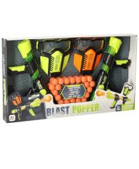 Ball rifle with protective mask set