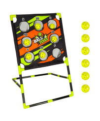 Rehabilitation game throwing a ball to a target