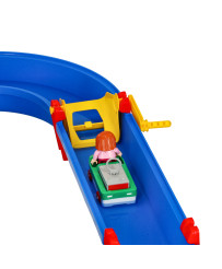 Plastic waterway garden toy 89 pieces