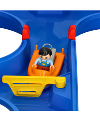 Plastic waterway garden toy 89 pieces