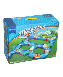 Plastic waterway garden toy 89 pieces