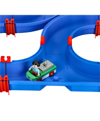 Plastic waterway garden toy 64 pieces