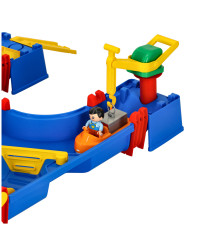 Plastic waterway garden toy 39 pieces
