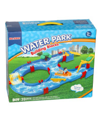 Plastic waterway garden toy 39 pieces