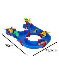 Plastic waterway garden toy 39 pieces