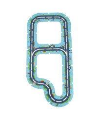 Car track police puzzle 47 el.