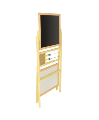 Chalkboard dry erase board 30x56x90 peach