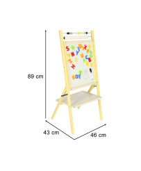 Dry-erase chalkboard46x43x89 ashen