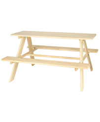 Garden set table + 2 benches