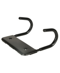Hanger hook double metal load capacity 15kg black