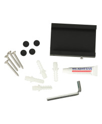 Telescopic extension wall hanger 114cm black