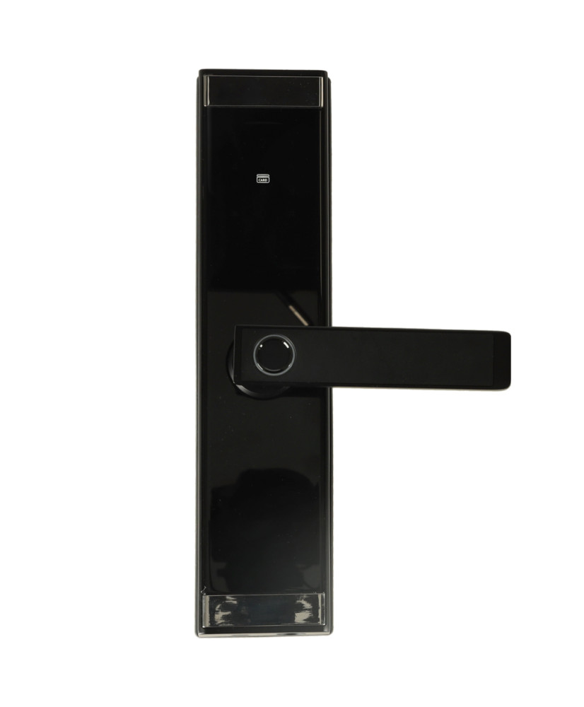 Fingerprint code combination door handle card black