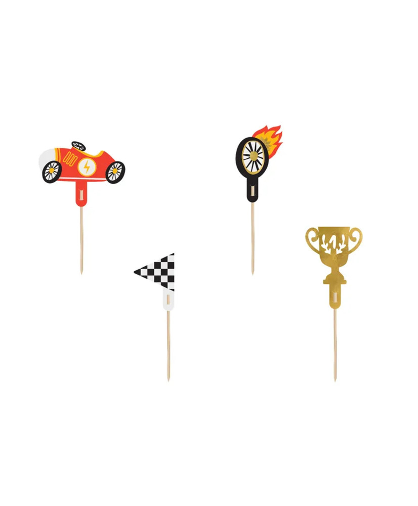Decorations for muffin Cars 12cm