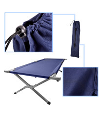 Field bed folding tourist bed canada not blue