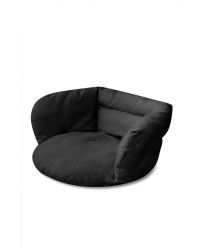 Stork's nest cushion black