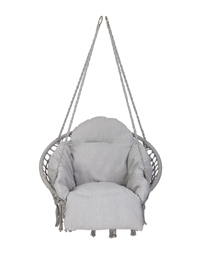 Stork's nest with cushion 60*80*120 grey