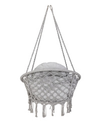 Stork's nest with cushion 60*80*120 grey